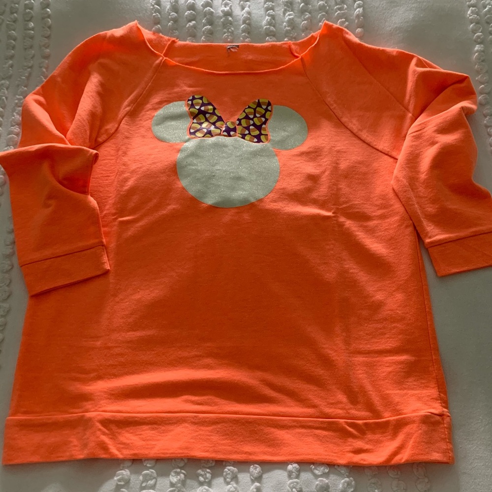 Disney Halloween Orange Off The Shoulder Top